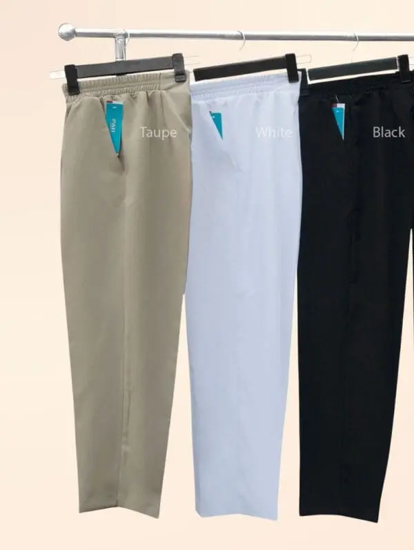 Sandra Flat Front Short Length Pants (7809)
