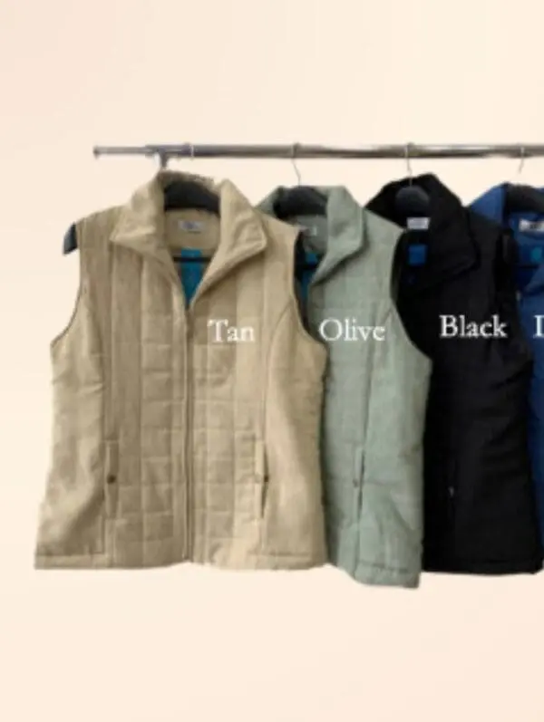 Suade qulted vest for women — Fan Everyday Wear