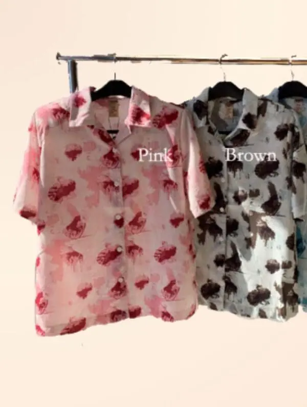 Printed Short/Sleeve Shirt 1216