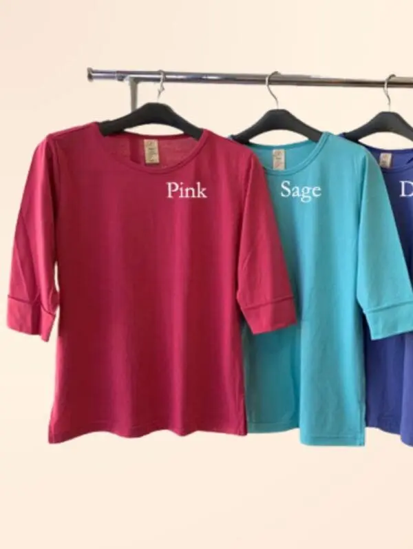 Basic 3/4 sleeve Top (1229)