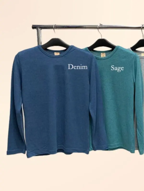Angro speckle crew neck top(2201)