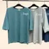 Cotton brush 3/4 Sleeve Top (2308)