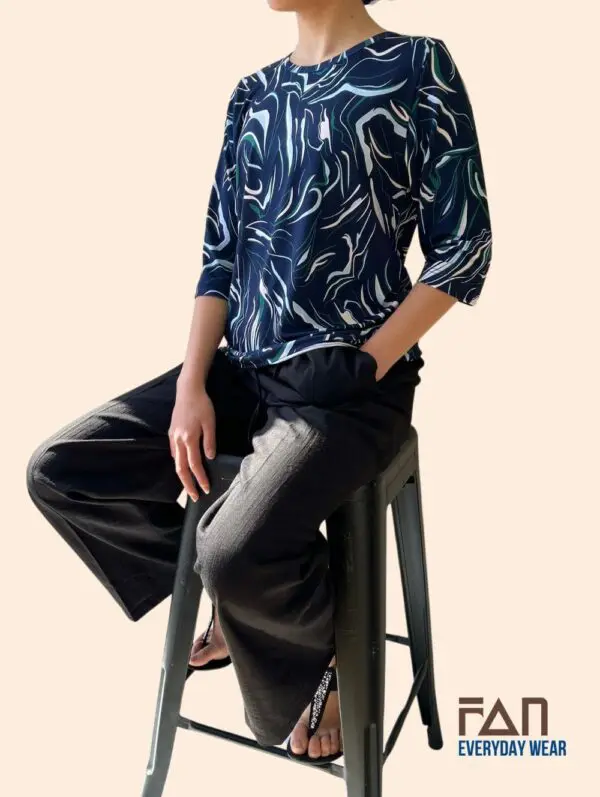 Blue top for women — Fan Everyday Wear
