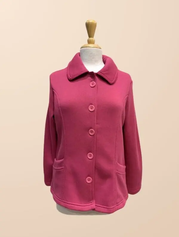 Classic Fleece Button Cardigan(2326)