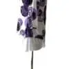 Purple linen blend formal tunic for women — Fan Everyday Wear