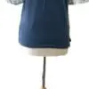 Blue contrast sleeve top for women — Fan Everyday Wear