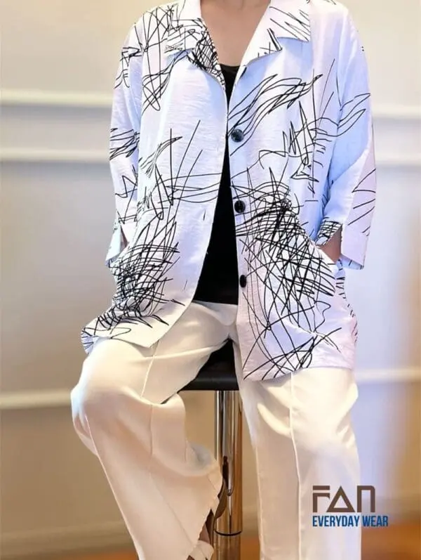 White blouse for women — Fan Everyday Wear