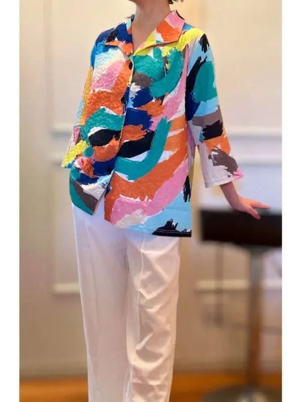 Multi colour jacket for women — Fan Everyday Wear