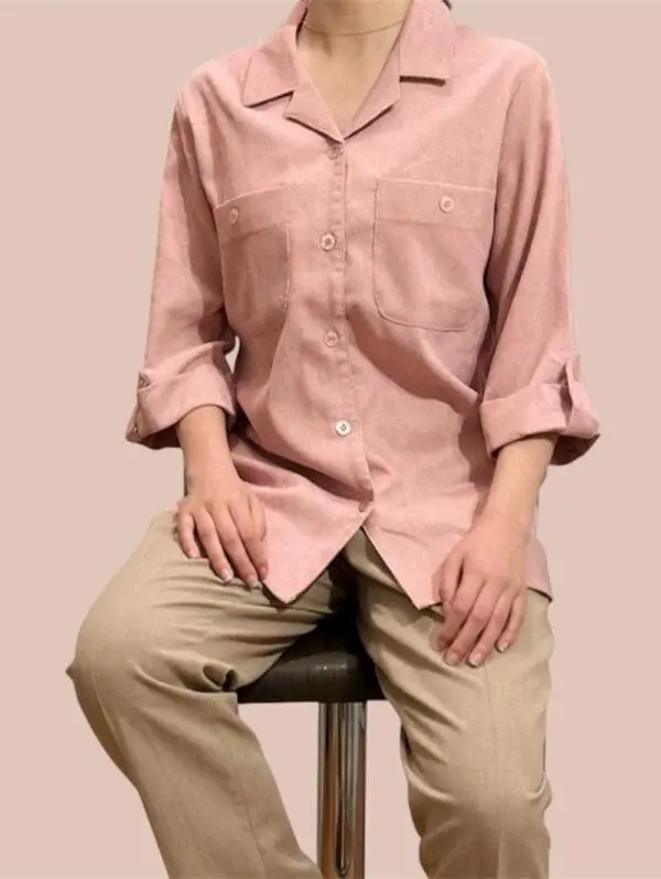 Corduroy 3/4 sleeve Shirt/Jacket (2410)