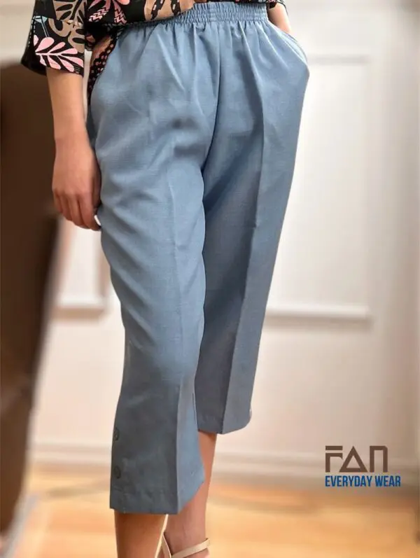 3/4 Length Elastic Waist Pants (PT2534)