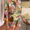 Ruffle neck blouse for women — Fan Everyday Wear